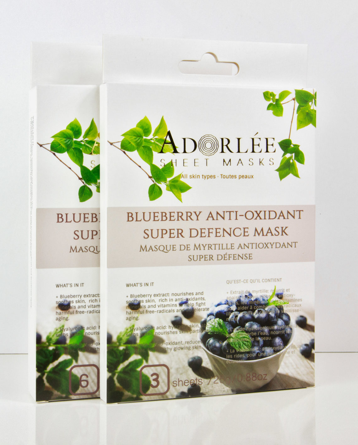 ADORLÉE Blueberry Anti-Oxidant SuperDefense Mask 1