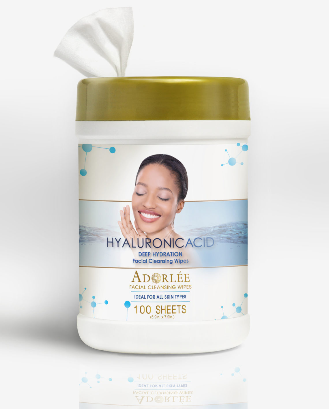 Hyaluronic Acid Deep Hydration Facial Cleansing Wipes 1